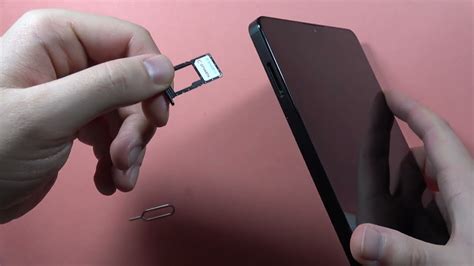 SAMSUNG Galaxy Tab A9: Input SIM Card .